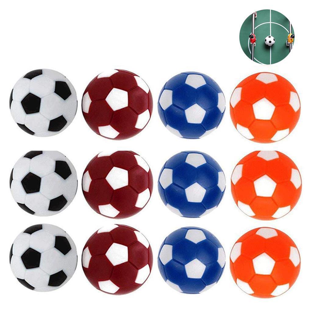 Set 12 Quả Bóng Đá Mini Đường Kính 32mm Nhiều Màu Sắc Dùng Làm Đồ Chơi Cho Bé