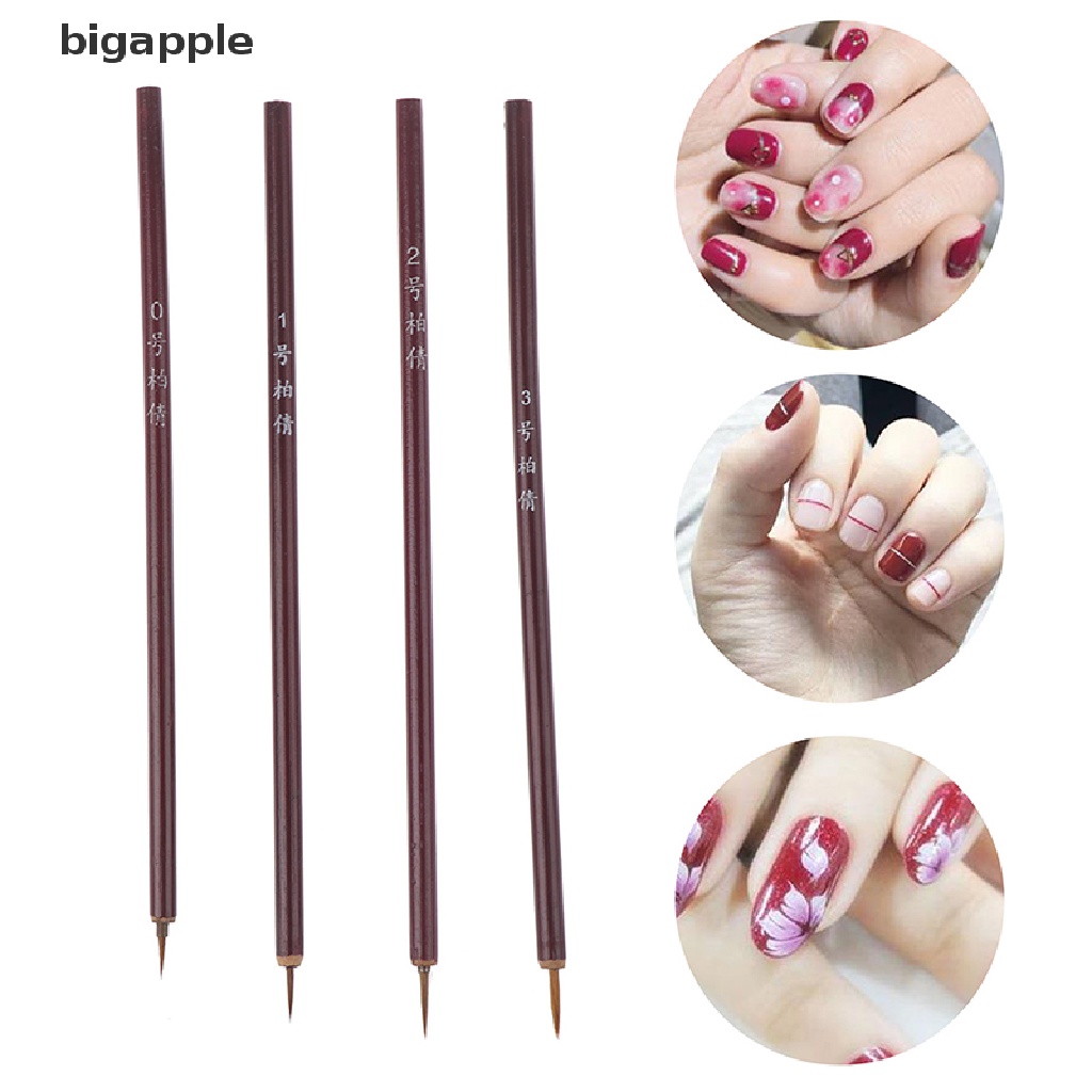 Cọ Trang Trí Móng Tay Cán Tre Tiện Dụng Chất Lượng Cao