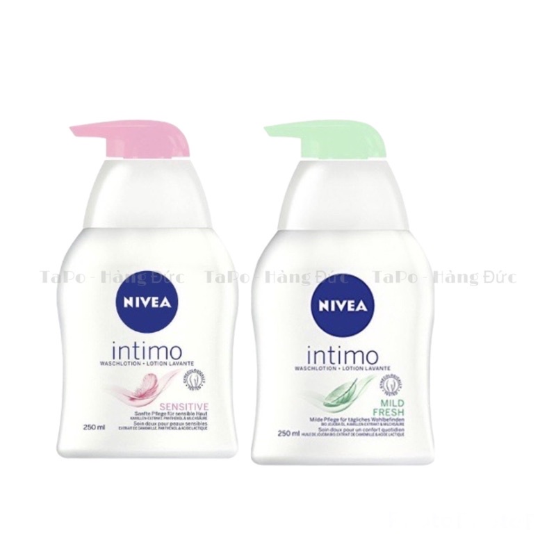 Dung dịch vệ sinh phụ nữ Nivea Intimo Đức 250ml - 𝐓𝐚𝐏𝐨 𝐇𝐚̀𝐧𝐠 Đ𝐮̛́𝐜