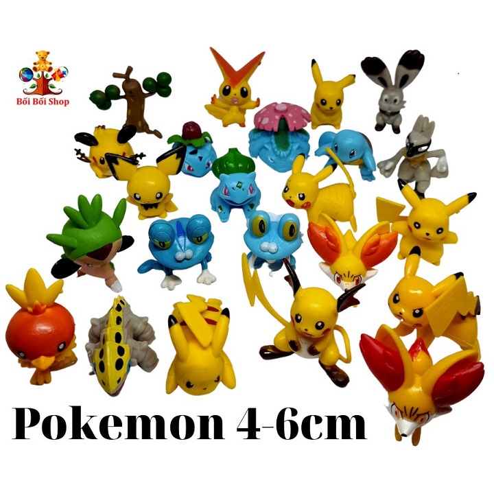 Quả Cầu Pokemon Đồ Chơi Độc Đáo Dành Cho Bé - Set Quả Bóng Pokemon 7cm Loại Tốt
