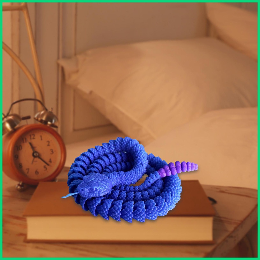 Rắn Giả 3D Sống Động Dùng Trang Trí Tiệc