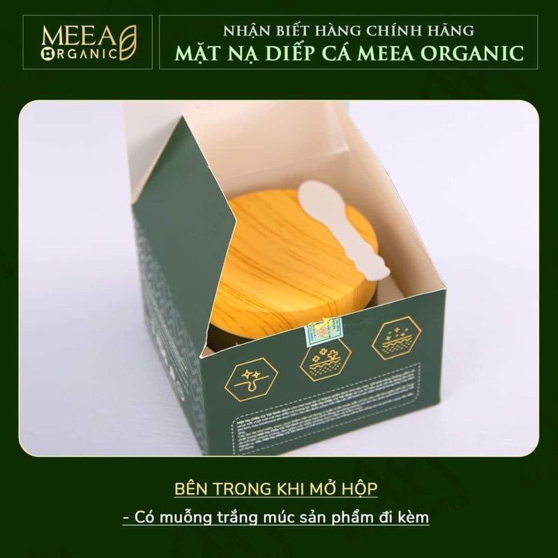 Mặt Nạ Diếp Cá Meea Organic