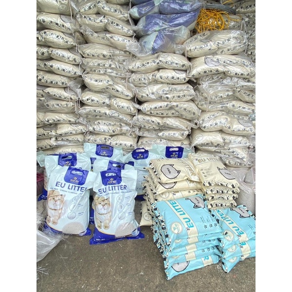 Cát vệ sinh siêu vón mùi cà phê EU LITTER 8kg