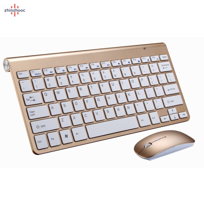 Bộ Bàn Phím Và Chuột Không Dây 2.4G Cho Notebook Laptop Mac Desktop PC