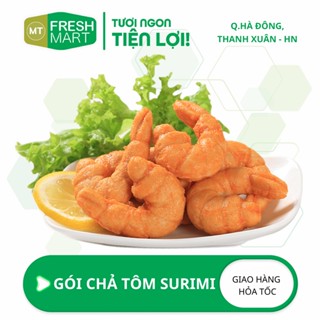 Chả Tôm Surimi định hình, tôm surimi Ô ngon, viên chiên xiên que ăn vặt nhiều size I 250g - 500g