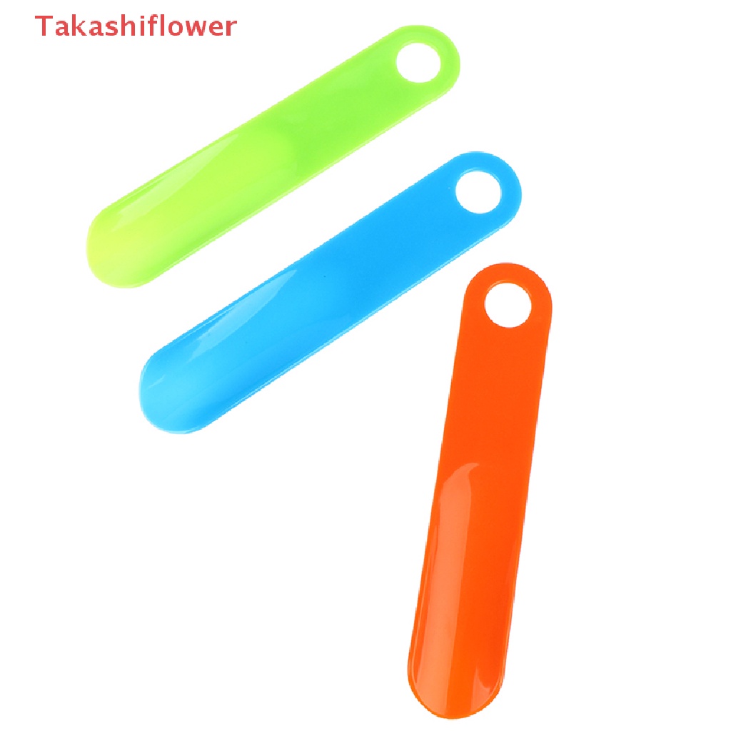 (Takashiflower) Dụng Cụ Hỗ Trợ Nâng Giày Bằng Nhựa Dẻo Chắc Chắn Hình Muỗng