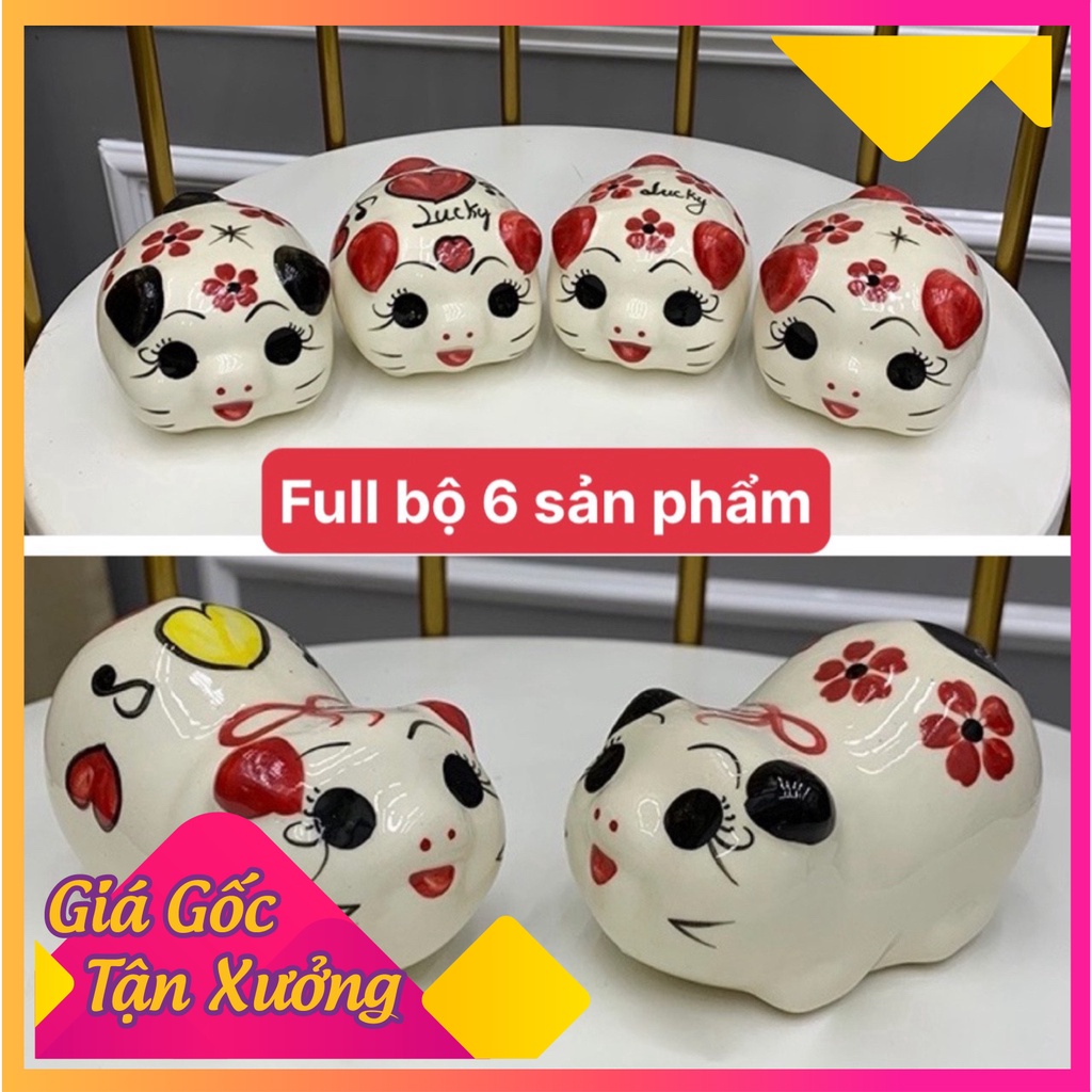 Heo Đất Mini - Lợn Đất Mini Chất Liệu Gốm Sứ Cực Xinh Shopcuabe68