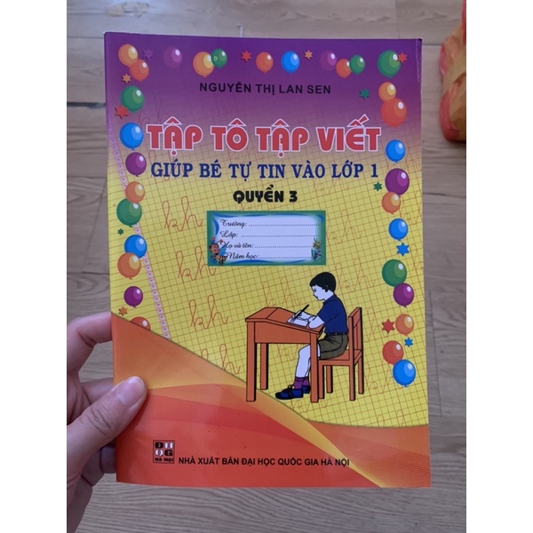 Combo 3 tập viết cho bé