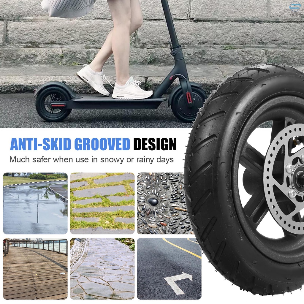 Bộ Bánh Xe Và Phanh Đĩa 8.5 inches Bơm Hơi Thay Thế Chuyên Dụng Cho Xe Điện Xiaomi M365