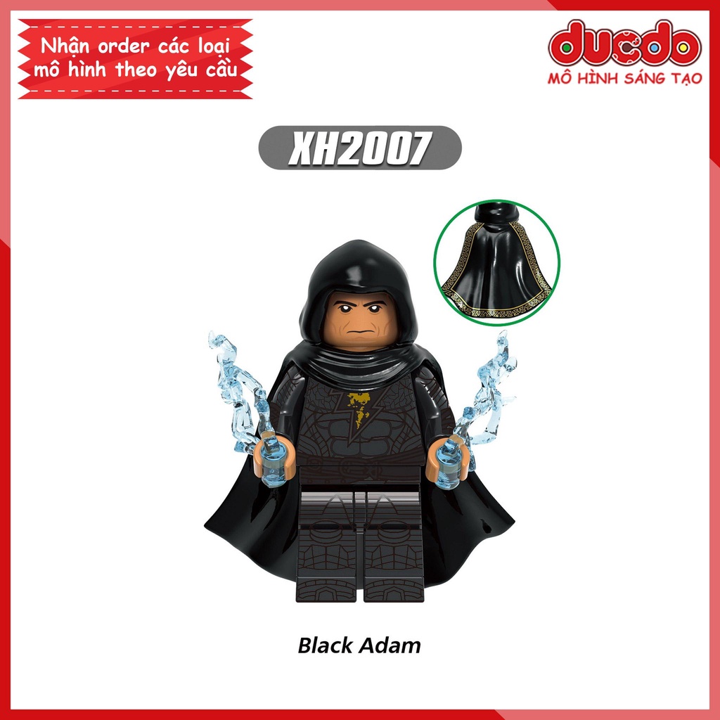 Minifigures Siêu anh hùng Black Adam & Justice Society - Đồ chơi Lắp ghép Xếp hình Mini Batman XINH X0349