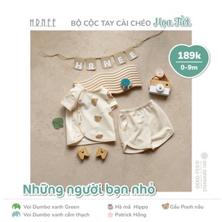 Hrnee - bộ cộc cúc giữa cài chéo