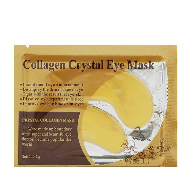Combo 25 Miếng mặt nạ mắt collagen vàng Hàn Quốc, mask dán đắp dưỡng chống thâm quầng giảm bọng mắt.
