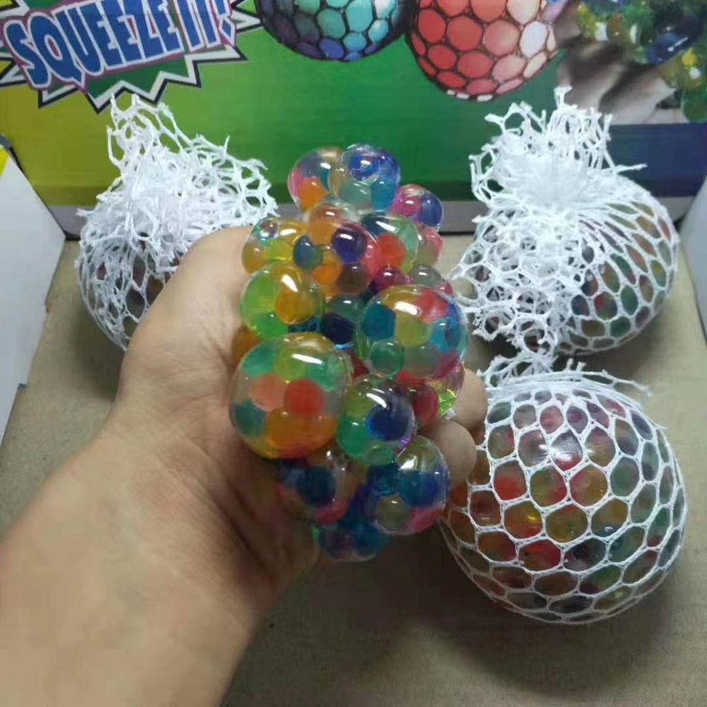 Bóng Lưới Bóp Tay Giảm Stress Độc Đáo - Kích thước 6cm