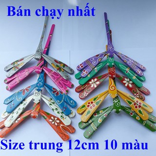 Chuồn tre Set 110 pcs Painted Bamboo Dragonfly 4.7” 12cm