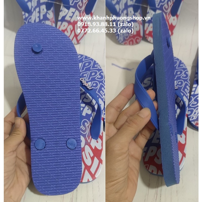 Dép kẹp mang trong nhà logo pepsi cá tính - dép kẹp mang trong nhà