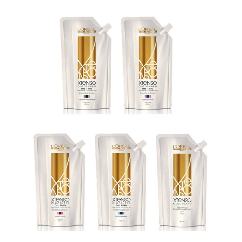 [ CHÍNH HÃNG ] (HCM) KEM UỐN VÀ DUỖI TÓC LOREAL X-TENSO 400ML