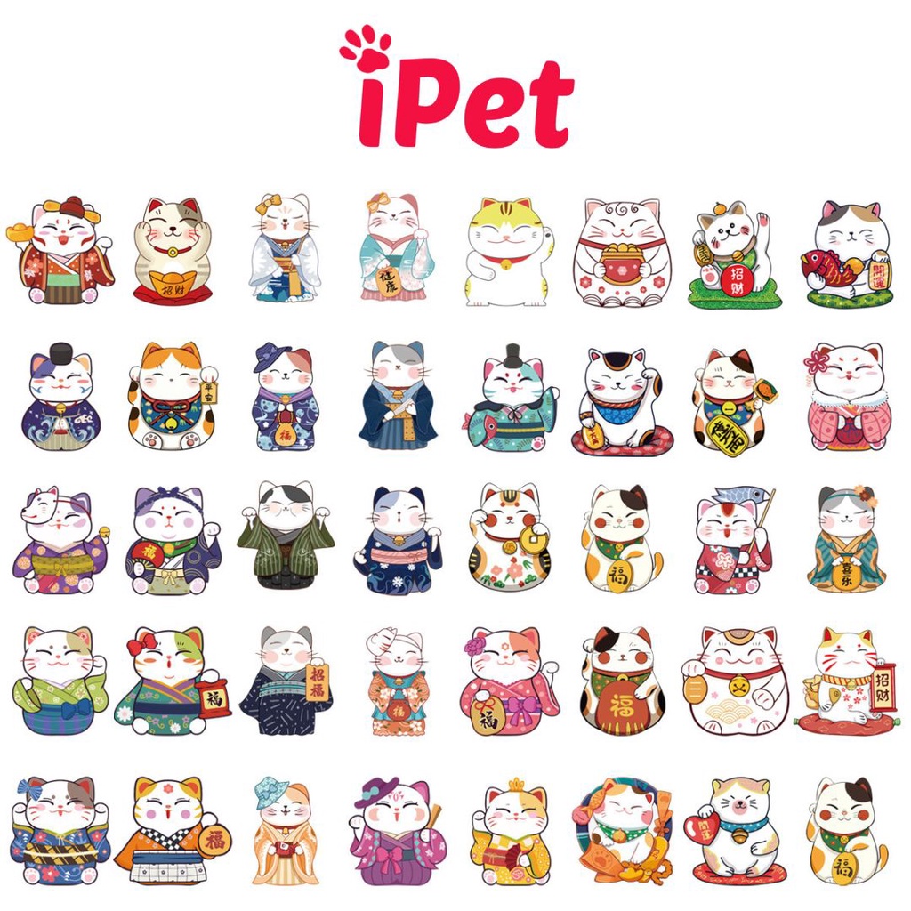Combo 10 Bao Lì Xì Chipi Họat Hình Phản Quang Dễ Thương, Nhiều Mẫu Mới Cực Đẹp - iPet Shop