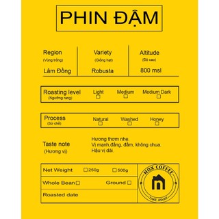 1 Kg Cà Phê Rang Xay Pha Phin - 100% Robusta