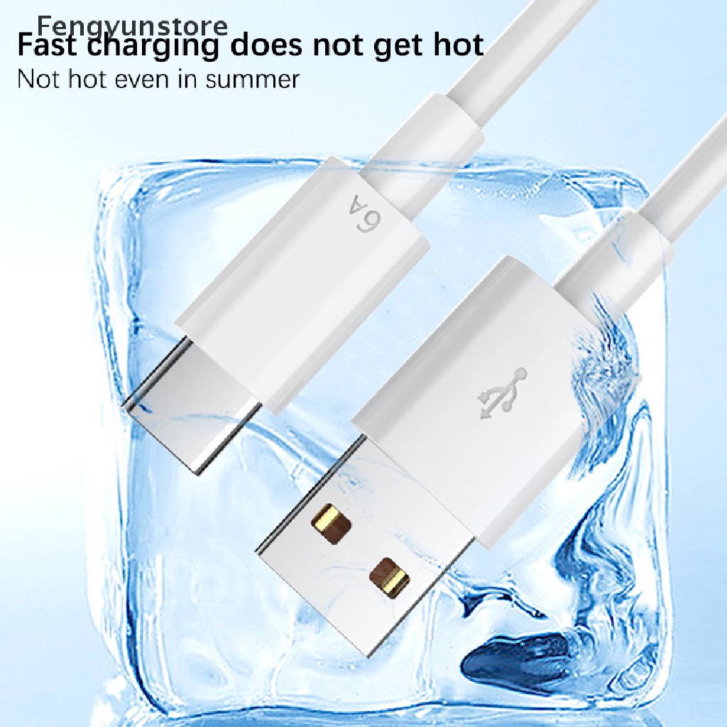 Dây Cáp Sạc Nhanh USB Type-c 1 / 1.5mile 6A 66W Cho xiaomi Samsung Huawei