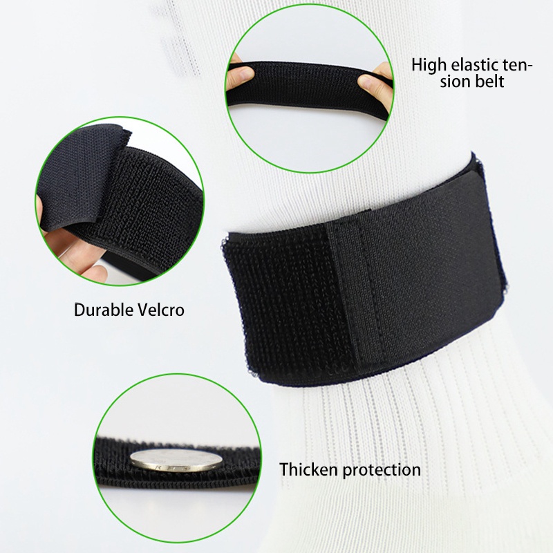 1 Cặp Băng Quấn Bóng Đá Co Giãn Chống Rơi Có Thể Điều Chỉnh