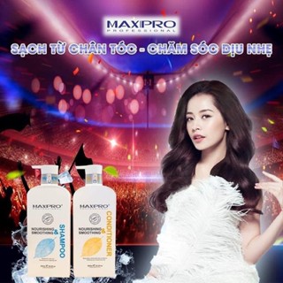  Dầu gội cặp Maxipro dầu gội dầu xả phục hồi tóc khô xơ ,gàu,dầu,rụng kiểm soát tóc dầu kích thích mọc tóc 800ml chai. 