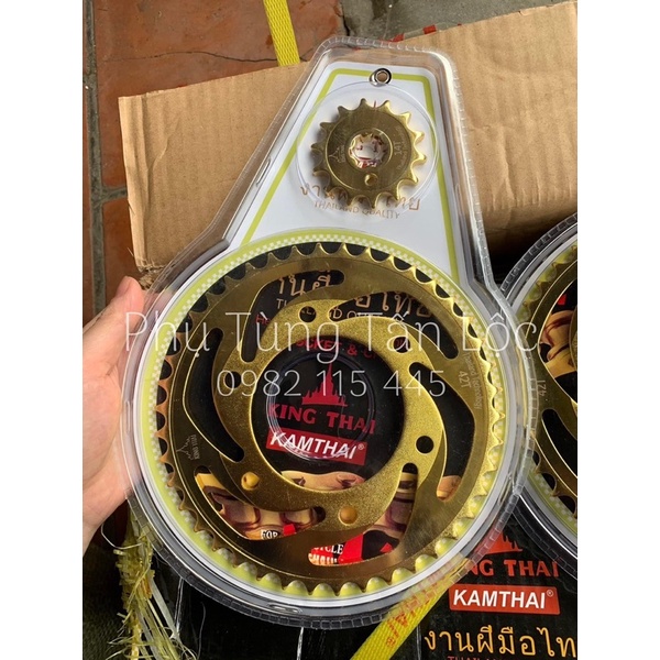 Nhông Xích - Nhông Sên Dĩa King Thai  Exciter 150, 135, Winner, Dream, Rs , Sirus