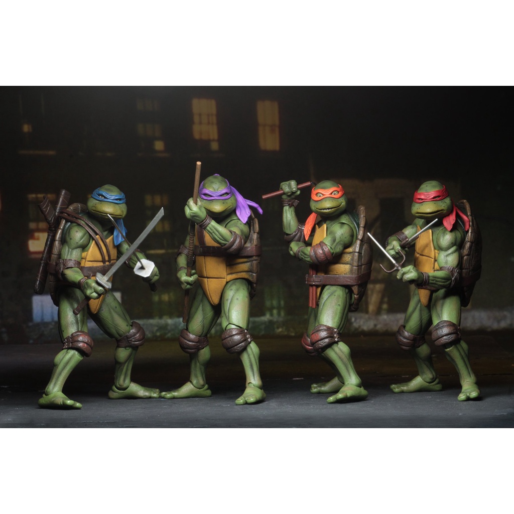 Mô Hình Ninja Rùa Teenage Mutant Ninja Turles 1990 Neca 18cm