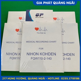 GIẤY ĐIỆN TIM 6 CẦN NIHON KOHDEN MALAYSIA PHỤ KIỆN MÁY ĐIỆN TIM SÁU CẦN XẤP