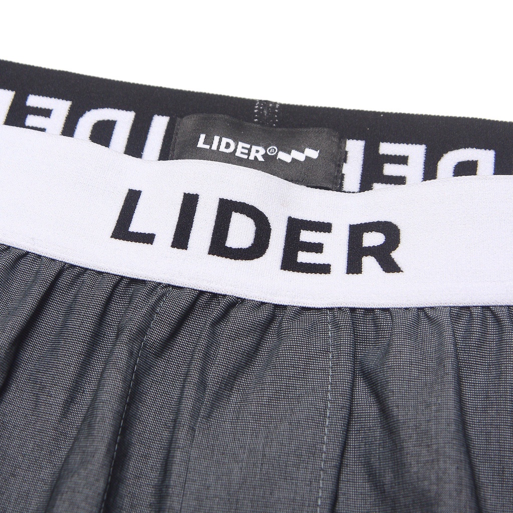 QUẦN ĐÙI NGỦ COTTON LIDER BOXER SHORTS - Dark Purple/Grey