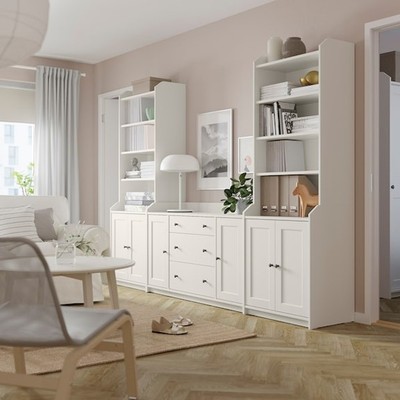 BAHIA, COMBO Tủ kệ để đồ kết hợp kệ kệ để đồ STO_062, 280x46x199cm, kệ gỗ tủ gỗ Scandi Home