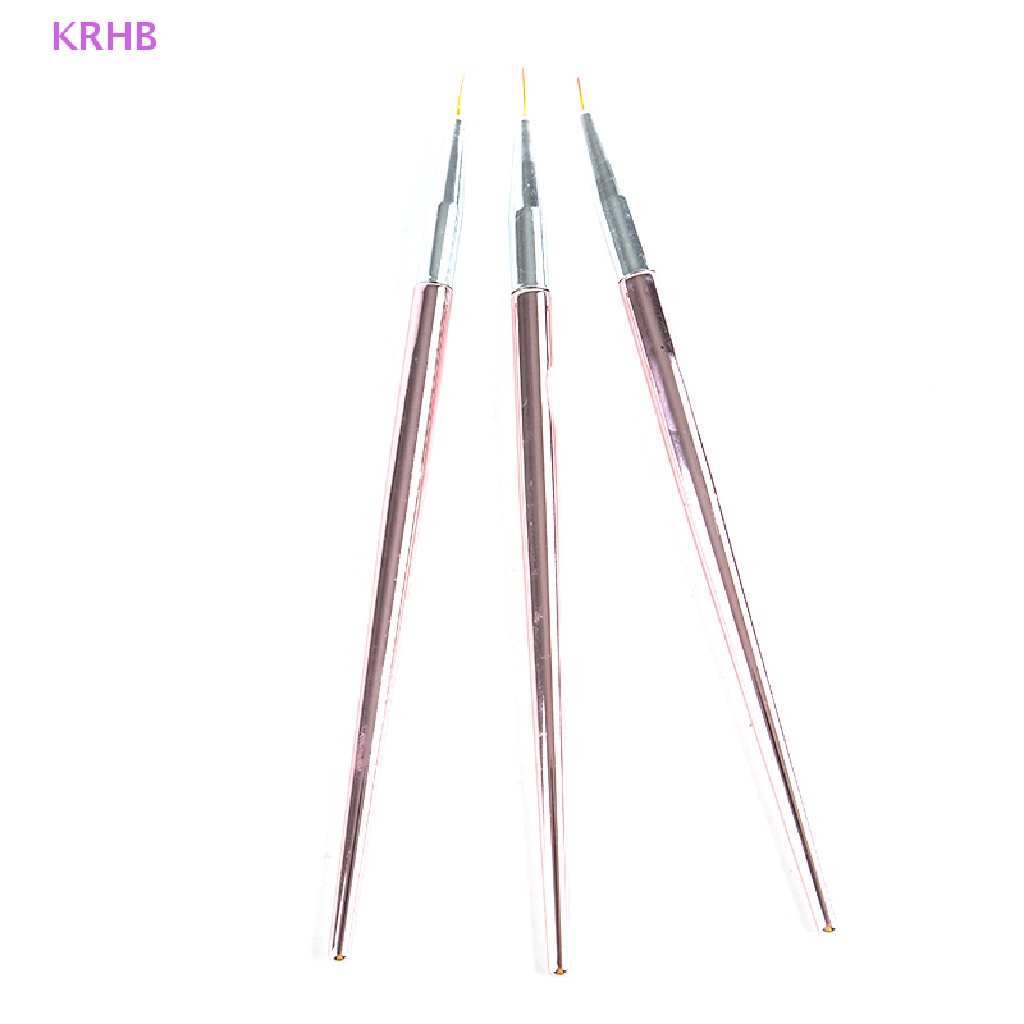 Set 3 Cọ Vẽ Trang Trí Móng Tay Nghệ Thuật Mới