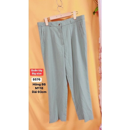 quần tây xanh nhạt bigsize XL,XXL.S576