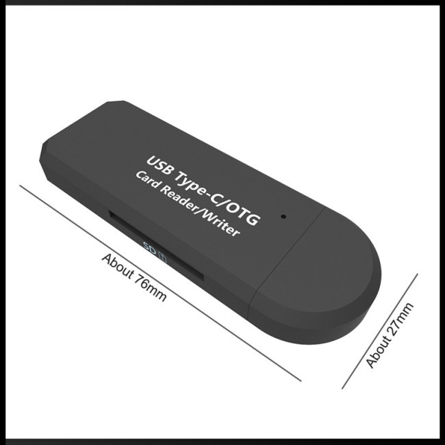 Đầu Đọc Thẻ Nhớ Đa Năng USB 2.0 OTG Cho Điện Thoại Samsung LETV Sony HTC