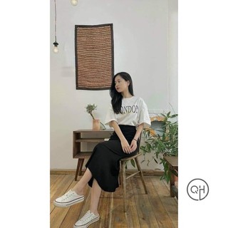 Chân váy đuôi cá chất umi co giãn