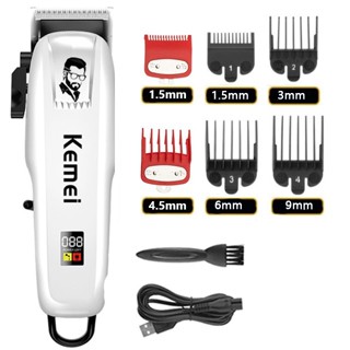 Tông Đơ Cắt Tóc Chuyên Nghiệp Kemei Không Dây Cho Nam