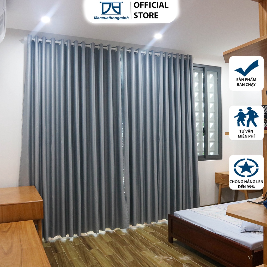 Decor Phòng Ngủ Loại 1 Chống Nắng Cao Cấp, Màn Vải Treo Tường Trang Trí Decor Cửa Sổ Vip02 Mancuathongminh
