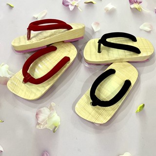 Guốc mộc guốc gỗ kiểu Nhật Geta kẹp xỏ ngón cho bé trẻ em bé gái bé trai
