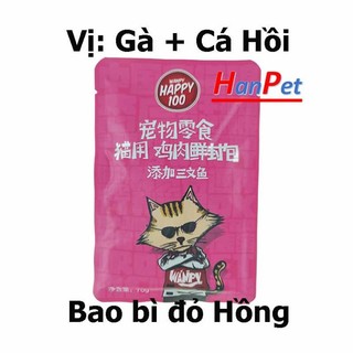 Pate cho mèo Wanpy Happy 70gr