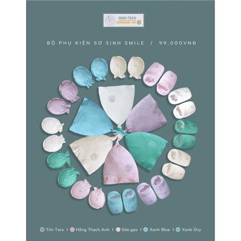 Sale Set mũ bao tay chân hrnee