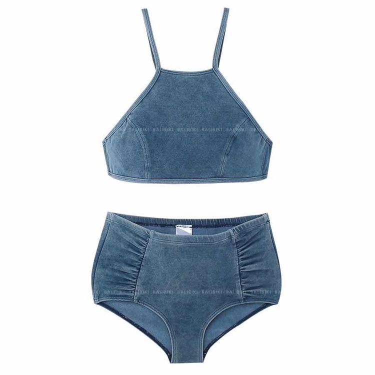 Bikini hai mảnh màu giả Jean style năng động - M056 - Mermaid