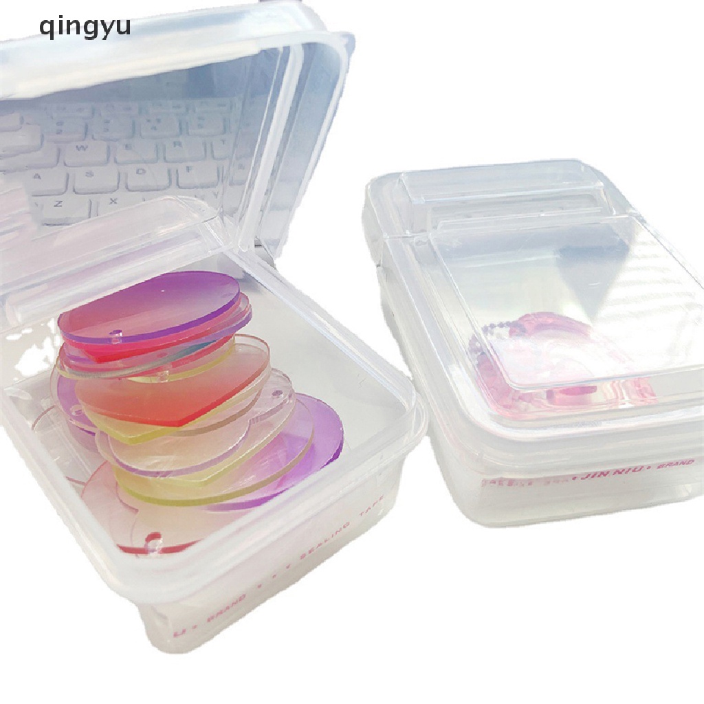 Hộp Đựng Thẻ Dán Cỡ Nhỏ Trong Suốt Tiện Dụng