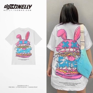 Áo thun tay ngắn 6136 Nelly Heybig unisex form rộng 230128