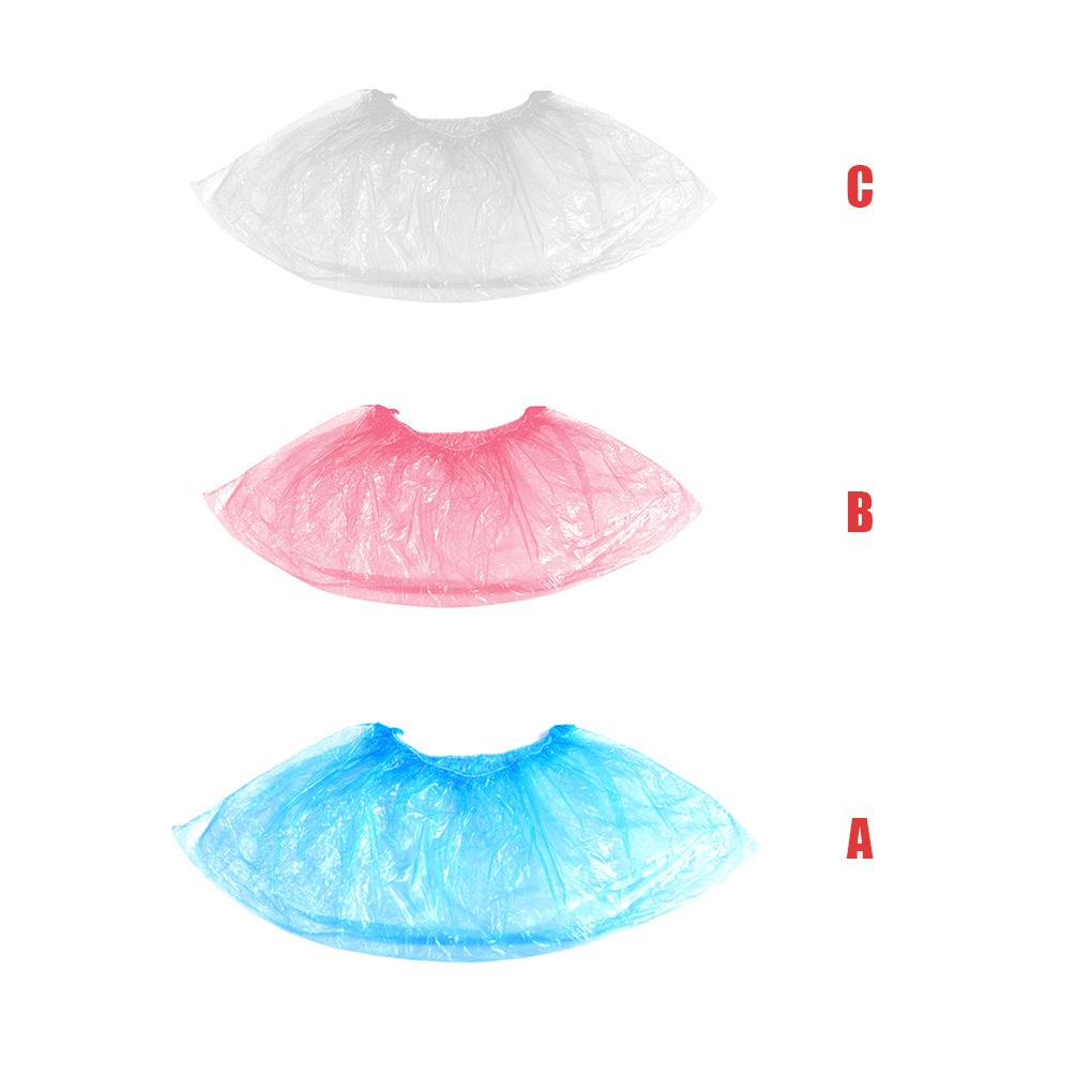 Bộ 100 Vỏ Bọc Giày Chống Bụi Không Thấm Nước Dùng Một Lần Tiện Lợi