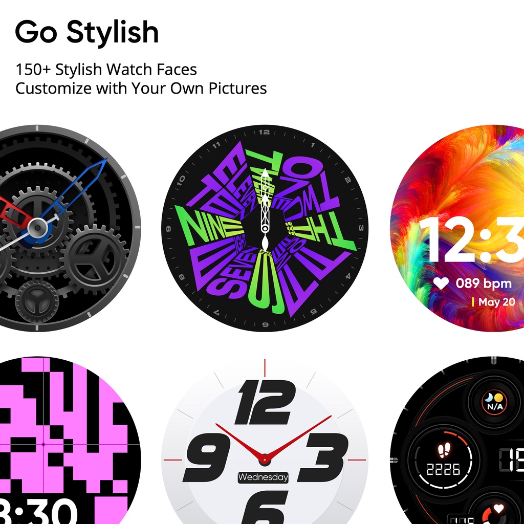 Đồng Hồ Thông Minh realme DIZO Màn Hình 5AMT Chống Thấm Nước Có Chức Năng Theo Dõi Oxy Trong Máu SpO2 | BigBuy360 - bigbuy360.vn