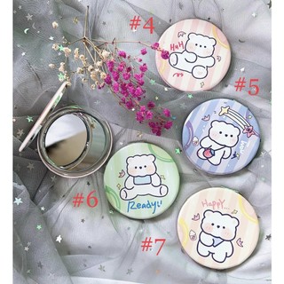 Gương trang điểm mini - bỏ túi (không vỡ) minipocket in hình thú