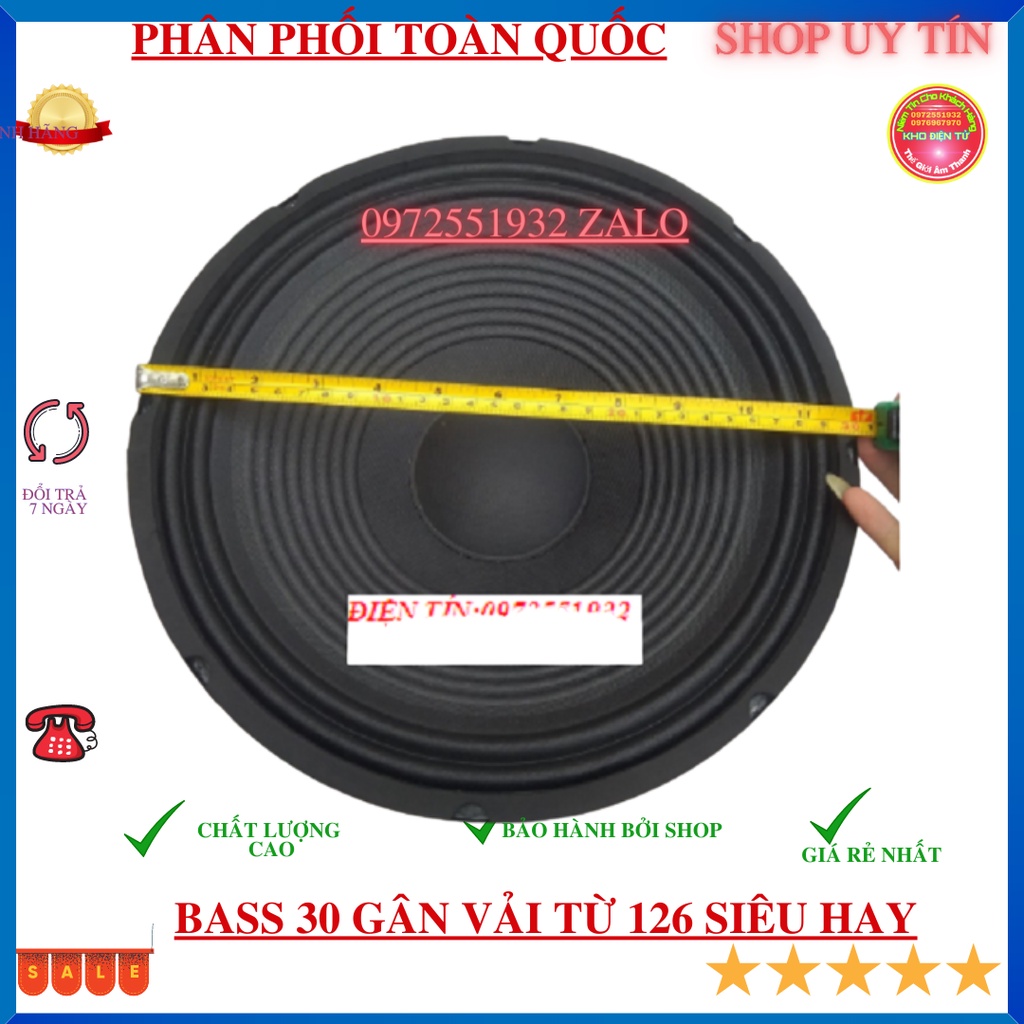 Củ loa bass  30 siêu căng giá rẻ - giá 1 chiếc