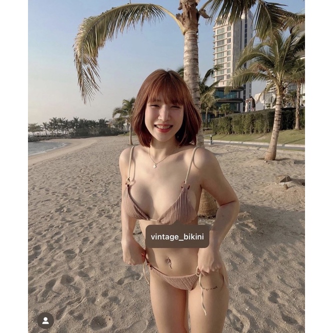 (M90 - LiLyBikini) BIKINI 2 MẢNH TRẮNG ĐEN ( KHÔNG KÈM KHĂN) ĐỒ BƠI DU LỊCH