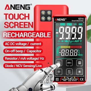 Vạn Năng Kế Điện Tử Thông Minh Aneng 621A 9999 Màn Hình Cảm Ứng Có Thể Sạc Lại Tự Động NCV