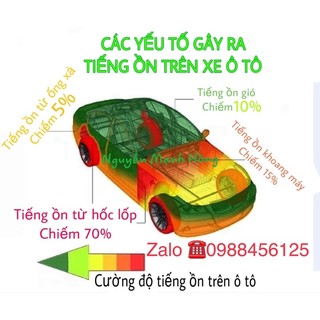 Tiêu âm giảm ồn giảm tiếng rào rào hốc lốp dội vào cabin các dòng xe
