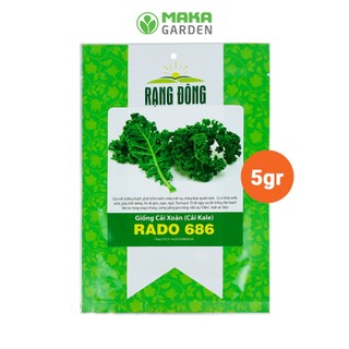 Hạt giống cải Kale (cải lá xoăn) Rado 686